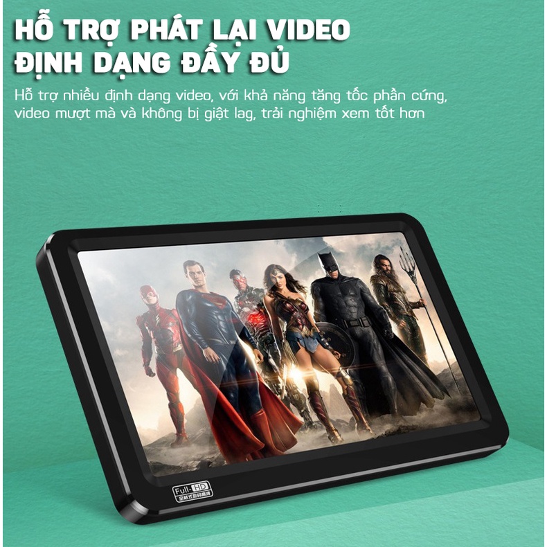 Máy Nghe Nhạc MP3/MP4 Màn Hình Cảm Ứng Siêu Lớn 7.1 Inch Bluetooth Xem Phim Siêu Nét V8 Bộ Nhớ 8GB  GEAR79