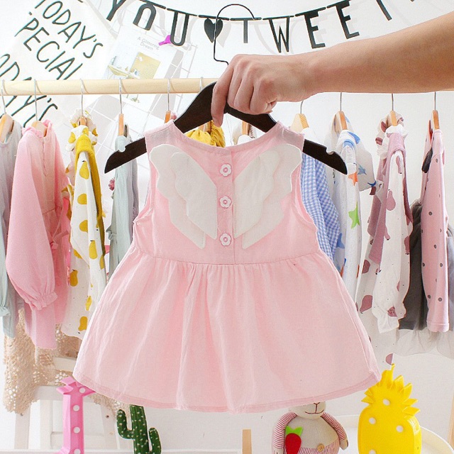 Váy bé gái cánh thiên thần size 7-13kg VH104