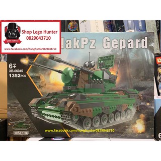 Xingbao 06045 FlakPz Gepart Bộ đồ chơi xếp hình Xe phòng không 1352 chi tiết