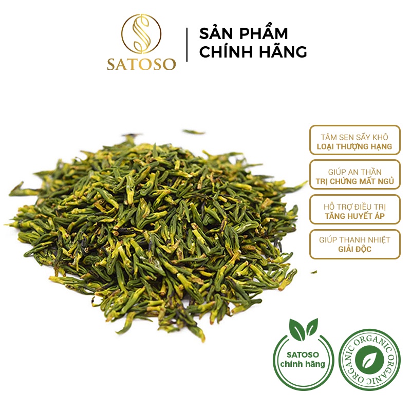 Tâm sen sấy khô thượng hạng SATOSO 1kg giúp an thần ngủ tốt SA58