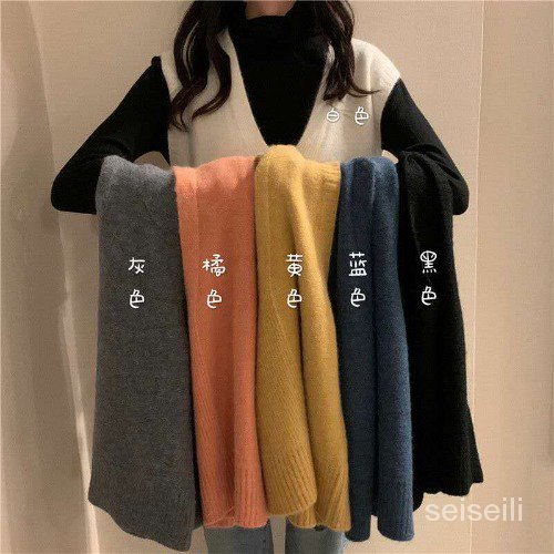 Áo dệt kim không tay thời trang mùa đông | BigBuy360 - bigbuy360.vn