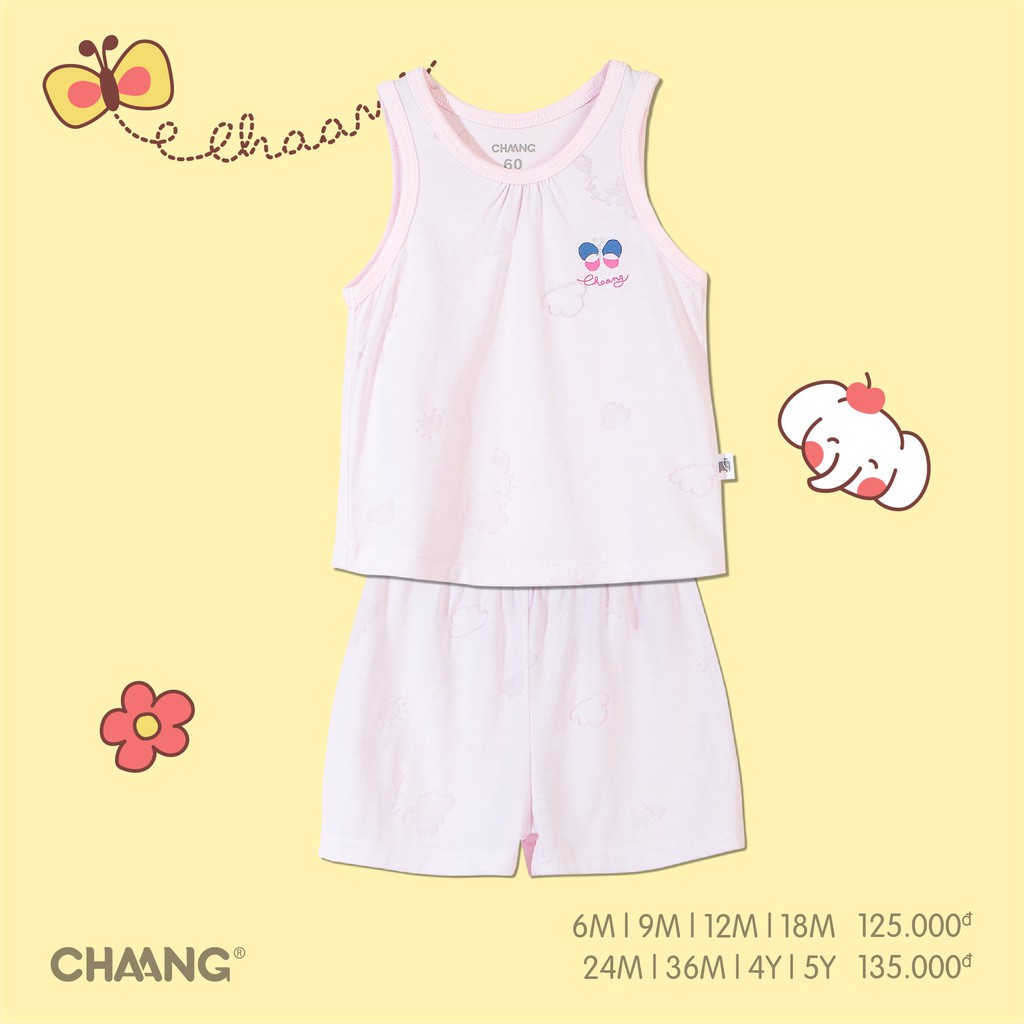 [CHAANG] Bộ ba lỗ summer tím và xanh 2021