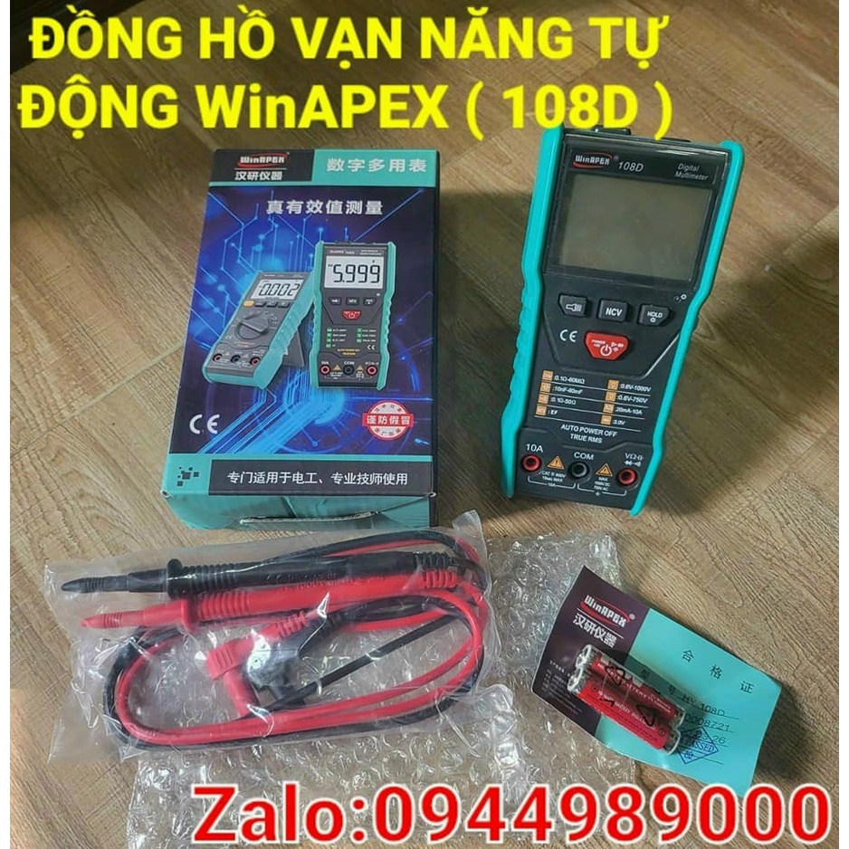 ĐỒNG HỒ VẠN NĂNG TỰ ĐỘNG WinAPEX