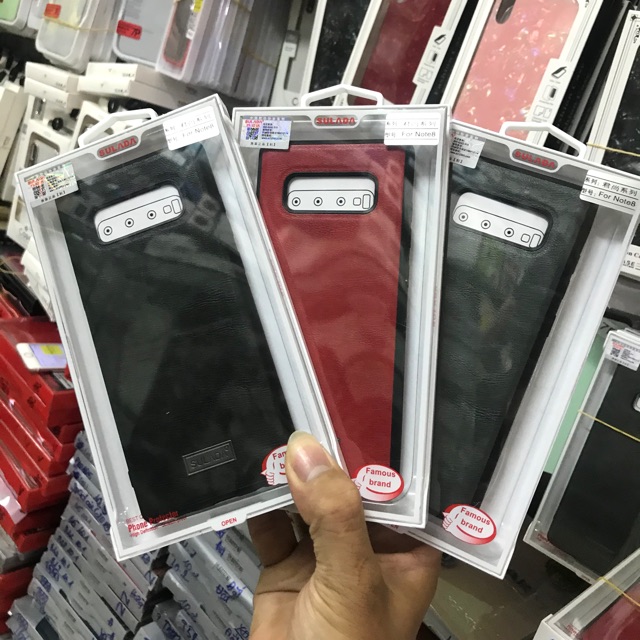 Ốp lưng sulada Samsung Galaxy Note 8 viền đen