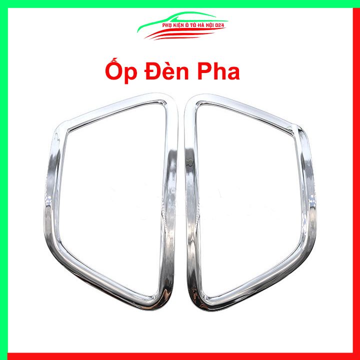 Ốp viền đèn pha hậu mạ crom Ecosport 2018-2020 chống trầy trang trí bảo vệ xe