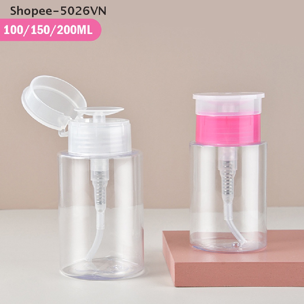 Chai rỗng dạng nhấn đựng dung dịch trang điểm làm đẹp 100 / 150ml