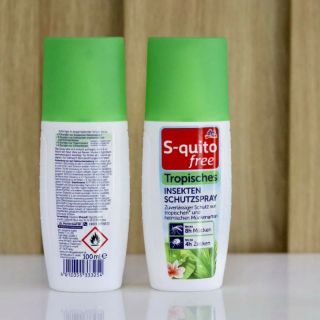 Xịt chống muỗi và côn trùng S-quito free