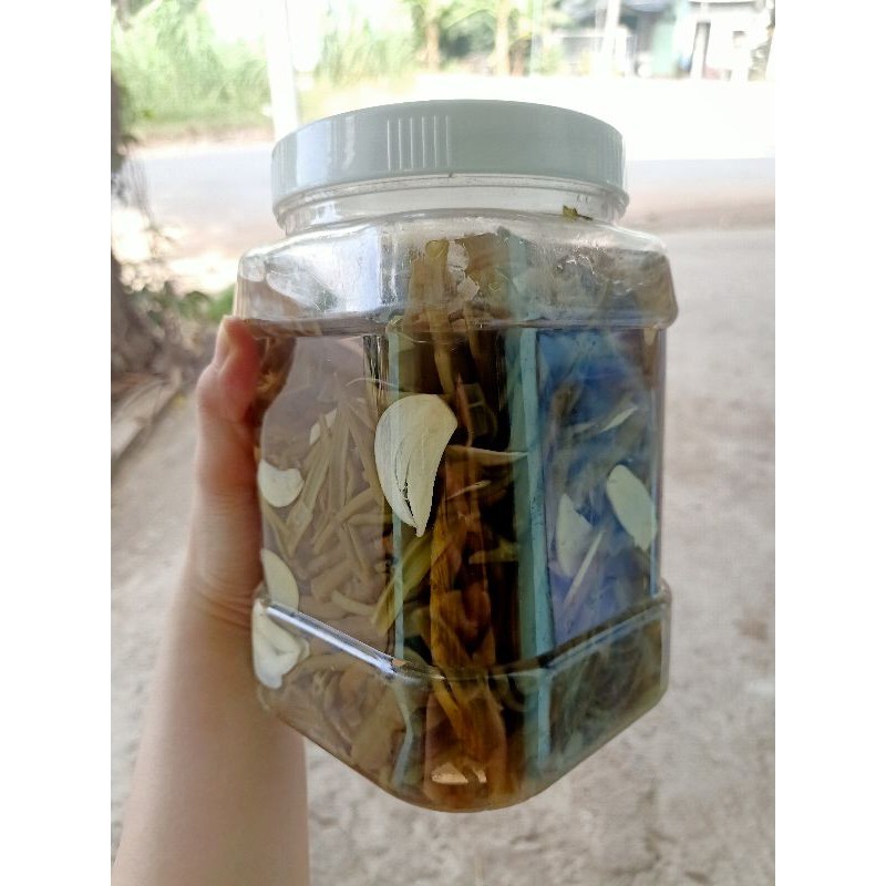 Dưa rau muống ngâm chua ngọt 🍋🌶