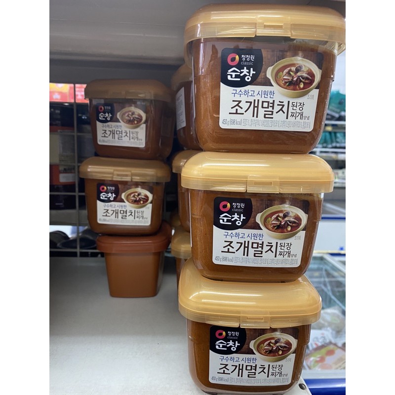 Gia vị tương đậu nành cho món canh hàu Hàn Quốc 450gr/900gr