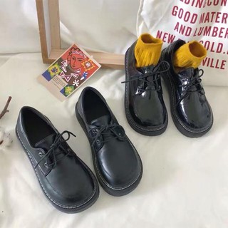 Giày vintage mũi tròn hàng quảng châu