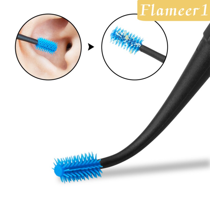 [Hàng mới về] 2 Dụng cụ lấy ráy tai hai đầu mềm mại an toàn tiện dụng