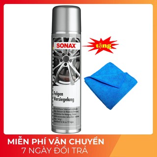 [ Tặng khăn ] Sonax 436300 - Phủ, trám bảo vệ mâm, vành, Lazăng xe ô tô onax Felgen Versiegelung 400ml