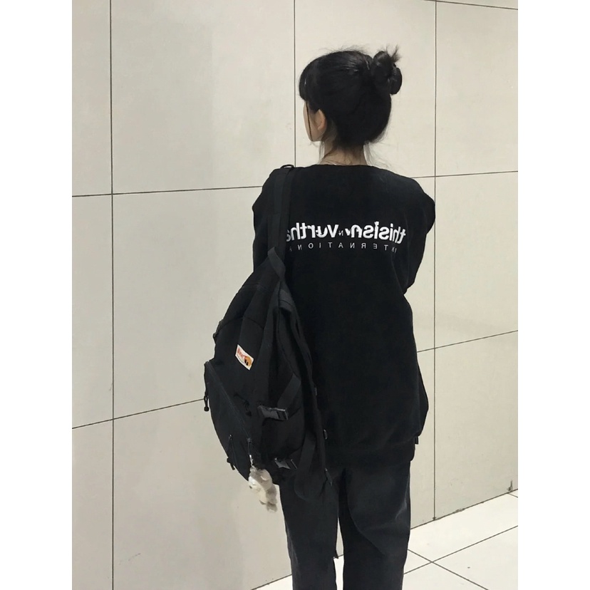 Áo hoodie Cổ Tròn Dáng Rộng Thời Trang Thu Đông Hàn Quốc 2022