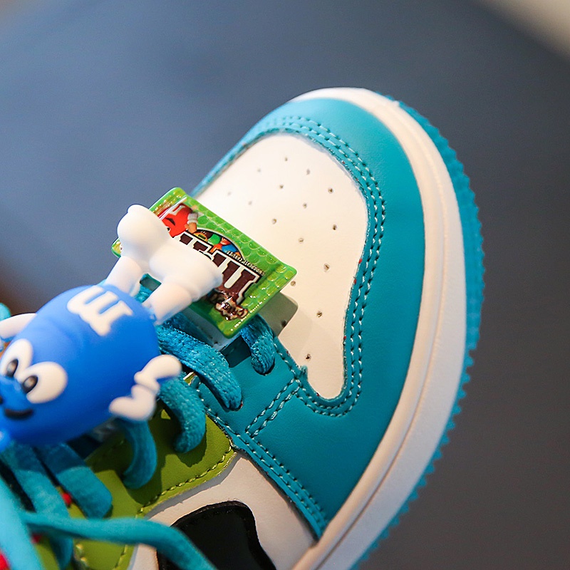 Giày Thể Thao Hai Màu Kẹo Mềm Mại Thoải Mái Phong Cách Mới Nhất Cho Bé Gái 4-15 Tuổi