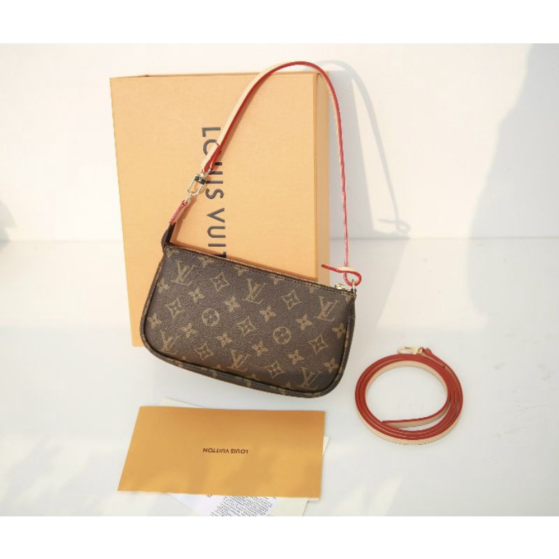 Túi nữ LV Monogram da thật kèm 2 quai đeo fullbox