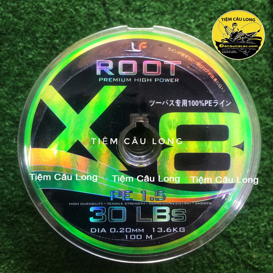 Dây Pe 8X Nhợ Câu Cá Lóc ROOT Size 1.0 - 1.5 - 2.0 tải cá 16kg