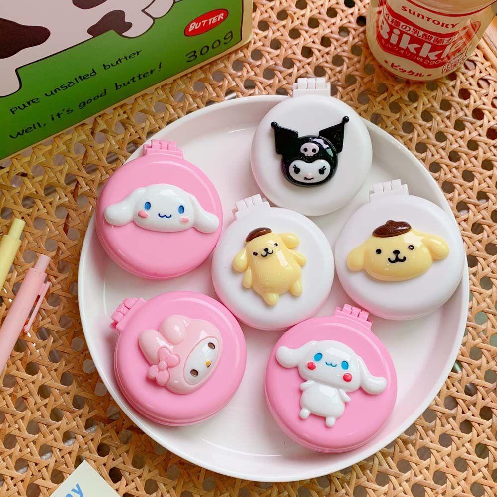 [Hàng mới về] Gương phối lược khí mát xa trang điểm hình dễ thương dễ mang theo tiện dụng