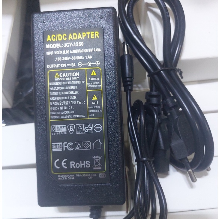 Nguồn Adapter 12V 1.5A/3A/5A/6A nguồn dùng cho Led neon và camera