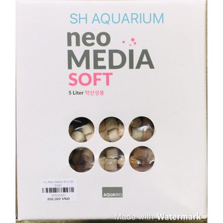 Vật liệu lọc cho bể cá cảnh, thủy sinh Neo Media Soft (hộp 5 lit)