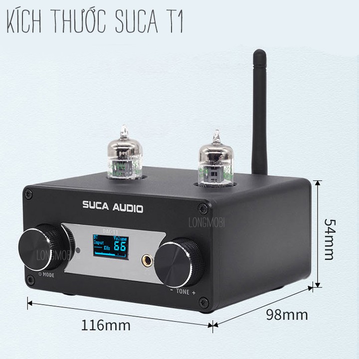 Suca Audio T1 Đầu Giải Mã Âm Thanh Tube Nhạc Vàng Chuyên Dụng Tặng Dây USB MoveOn