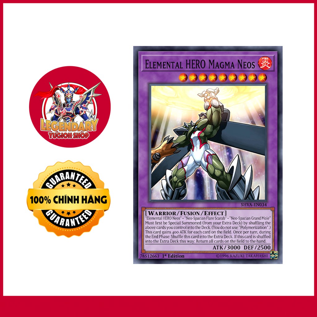[EN][Thẻ Bài Yugioh Chính Hãng] Elemental HERO Magma Neos