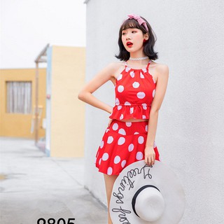 BIKINI BỘ BƠI CHẤM BI DỄ THƯƠNG ĐI BIỂN