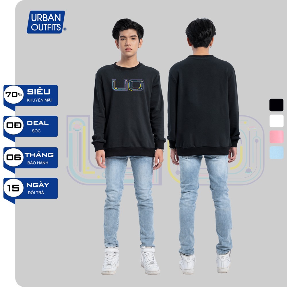 Áo Sweater Form Rộng Nam Nữ URBAN OUTFITS In Chữ UO SWO31 Thun Cotton Nỉ 4 Chiều Local Brand | BigBuy360 - bigbuy360.vn