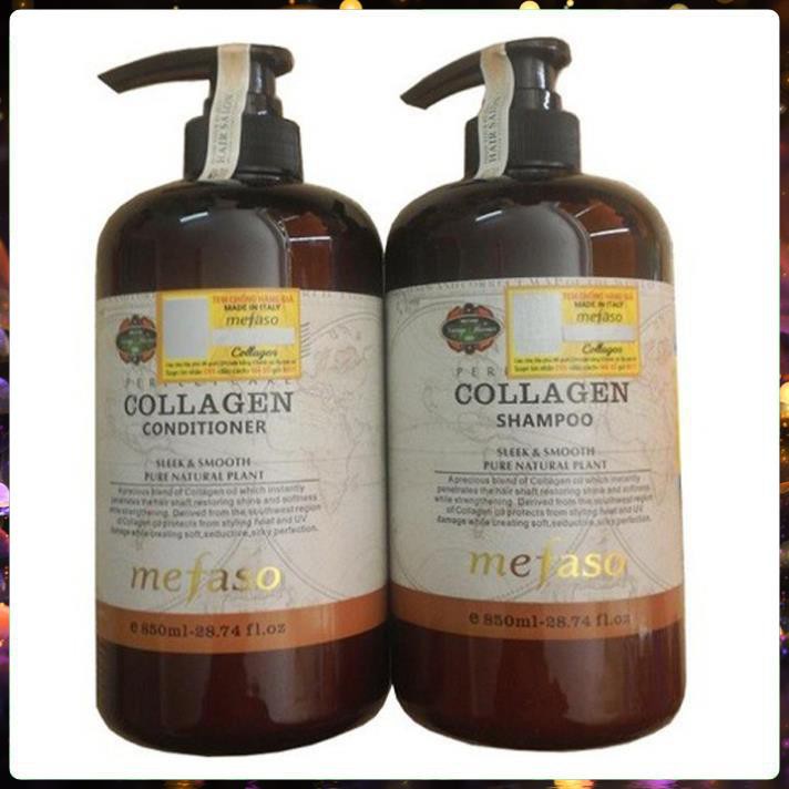 Cặp Dầu Gội Đầu, Dầu Xả Mefaso 850ml