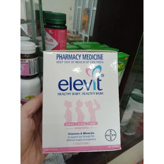 Elevit bầu Úc 100 viên ( Chuẩn hàng xách nhé)