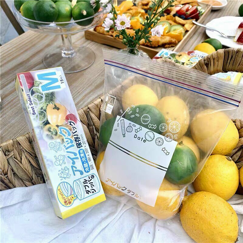 SET 3 HỘP TÚI ZIP ĐỰNG THỰC PHẨM NHIỀU KÍCH CỠ TIỆN DỤNG (70 CHIẾC).