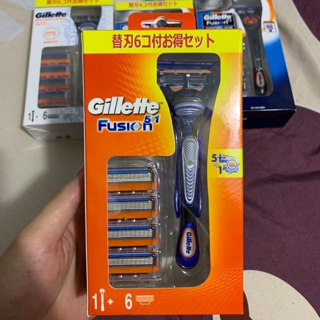 Dao cạo râu gillette 5 lưỡi nội địa nhật bản Gillette fusion power