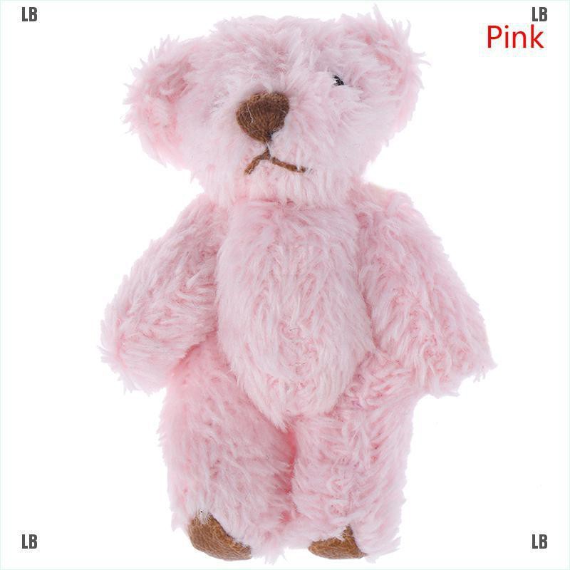 Gấu Bông Teddy Dễ Thương 4,5Cm Màu Trơn Và