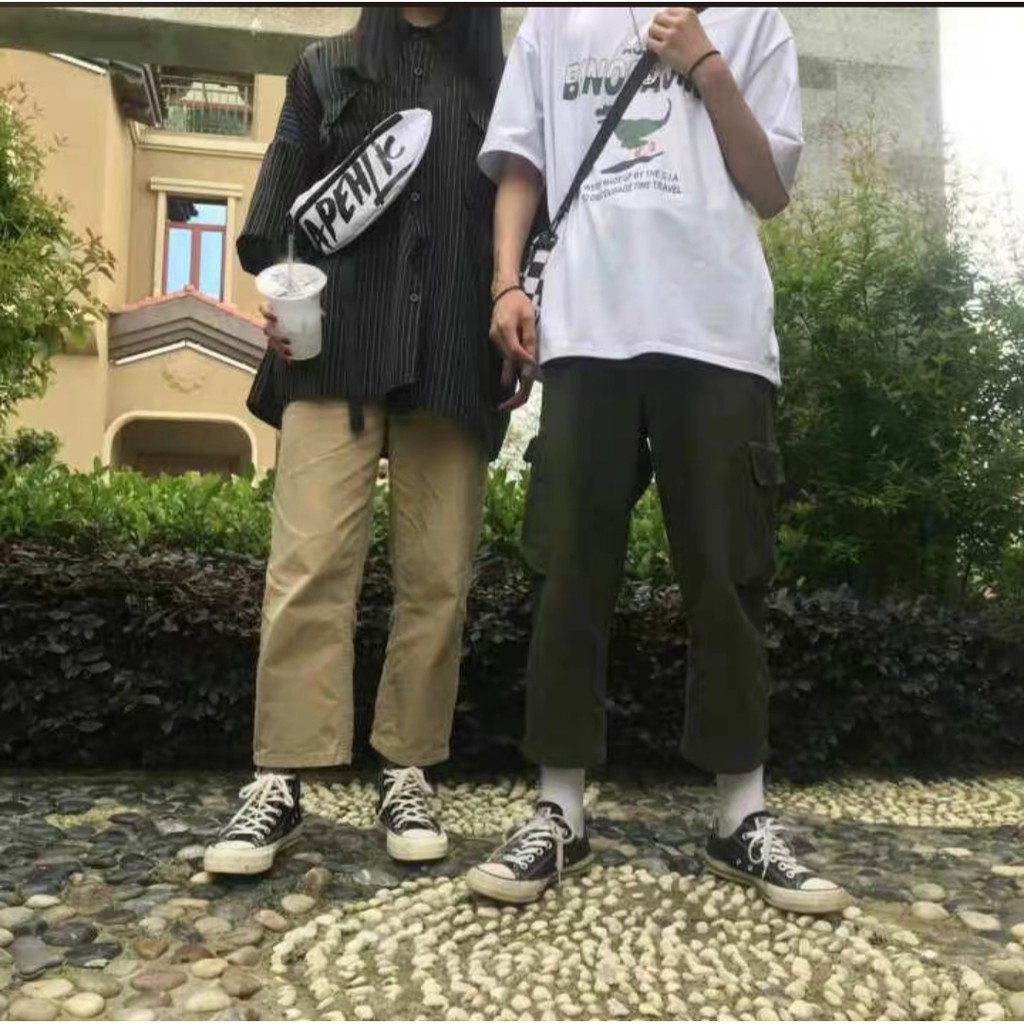 [ORDER] Set áo sơ mi quần short ulzzang unisex form rộng oversize Hàn Quốc street style