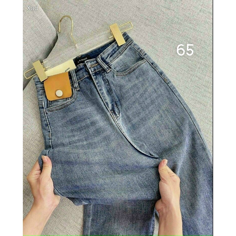 Quần Skinny jeans lưng cao co dãn M65