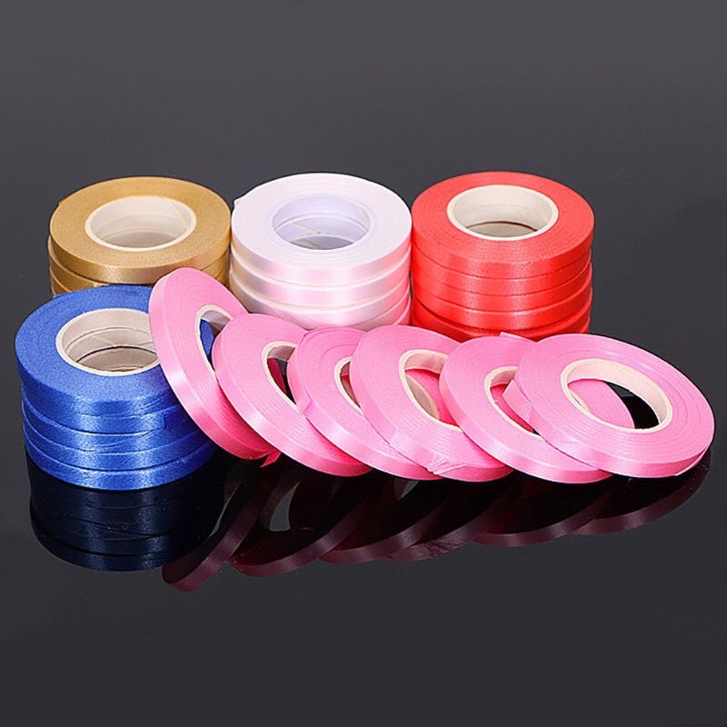 Duy băng cột đuôi bóng mini bản rộng 0,5cm x dài 5m