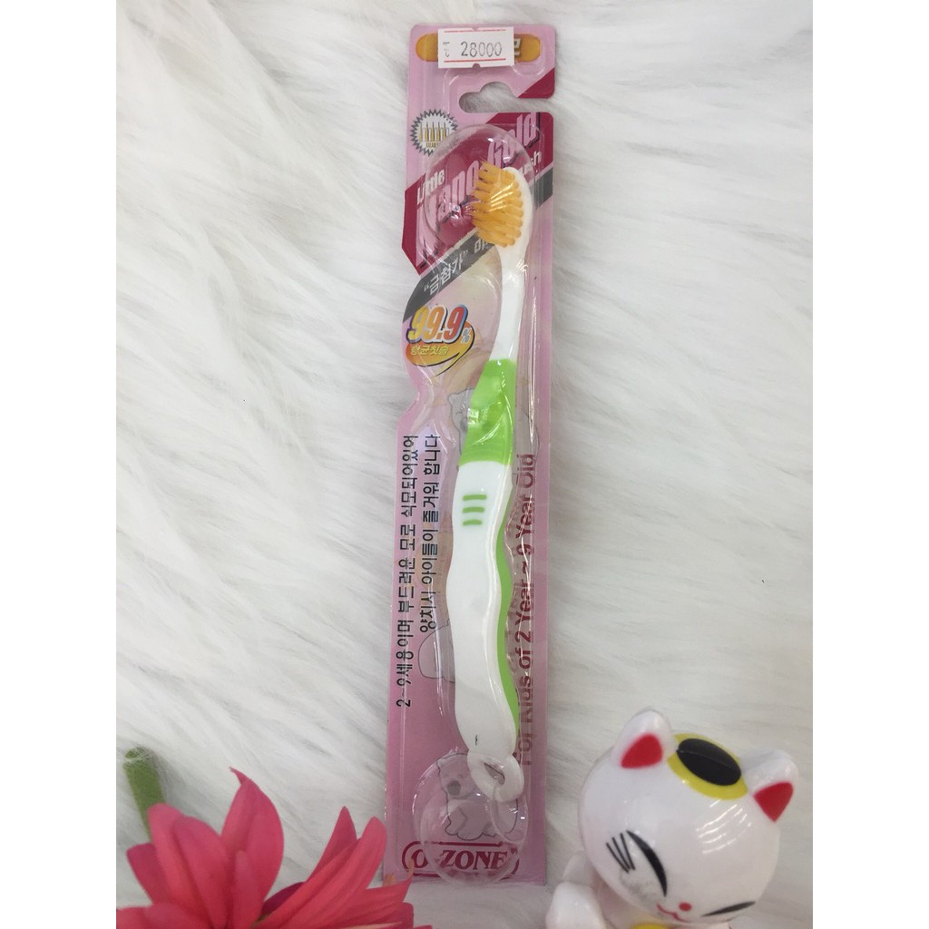 BÀN CHẢI ĐÁNH RĂNG CHO BÉ O ZONE SILK NANO HÀN QUỐC