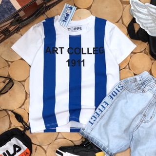 Áo bé trai sọc dọc