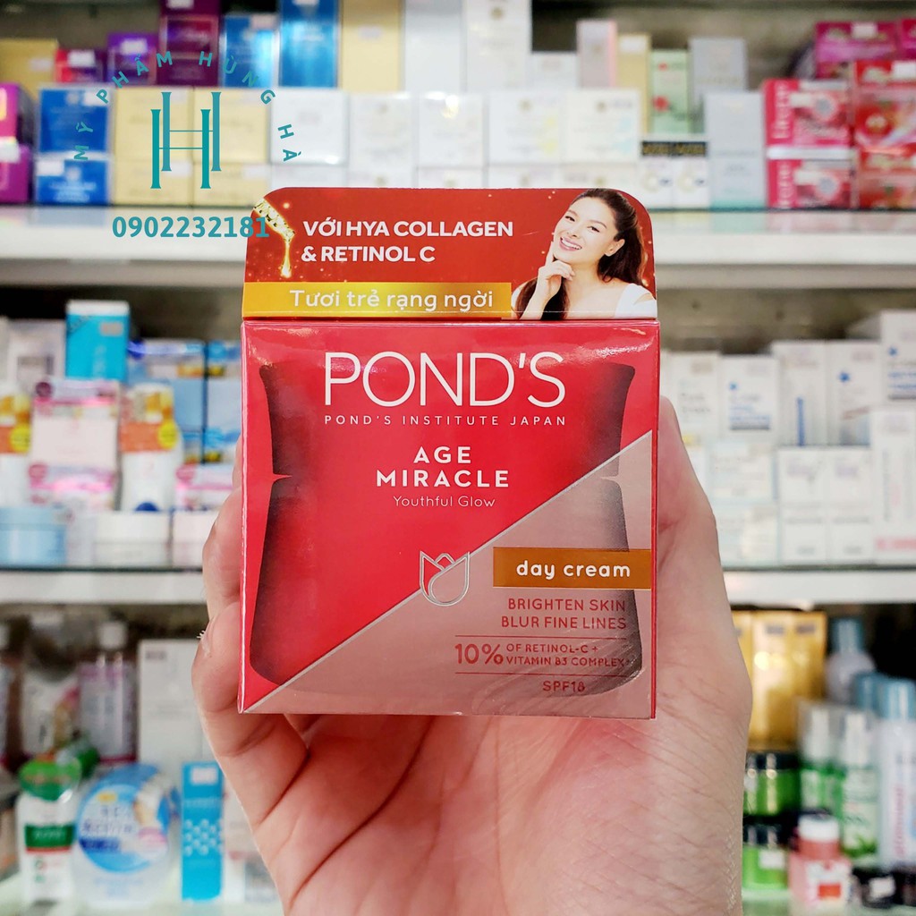 Kem dưỡng da Pond's, chống lão hóa cao cấp ban ngày Pond’s Age Miracle Spf 18 50g