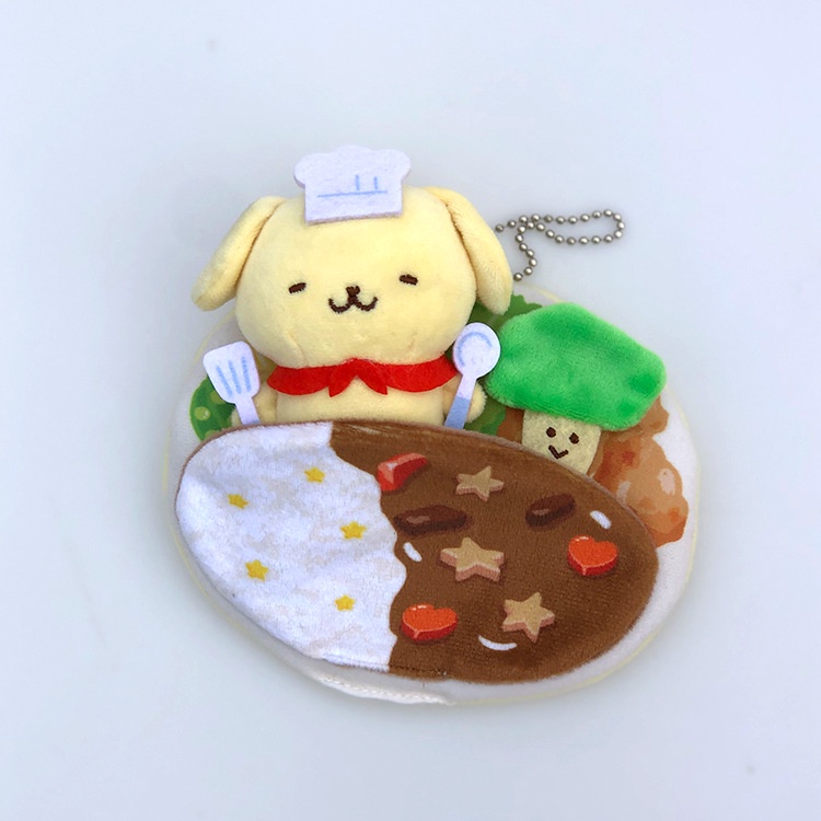 Sanrio Búp Bê Nhồi Bông Hình Thỏ kuromi melody Dễ Thương Kèm Móc Khóa # 1