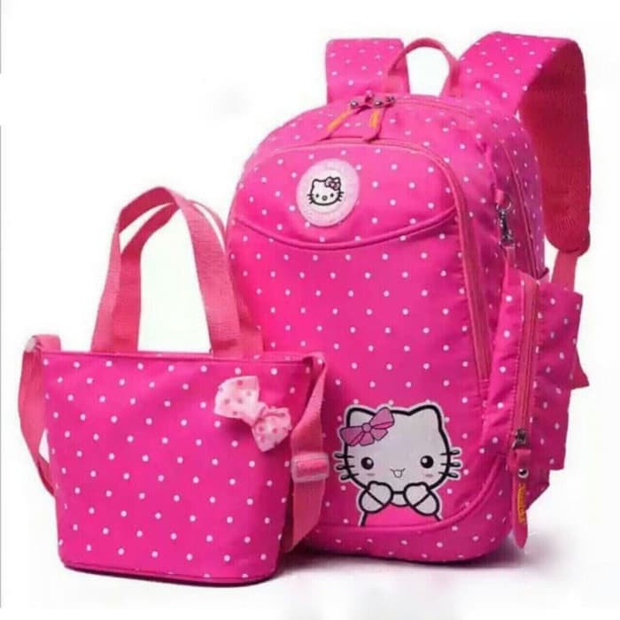 Ba Lô Đi Học Hình Hello Kitty 634-05 Cho Bé Gái Mẫu Giáo Gy540