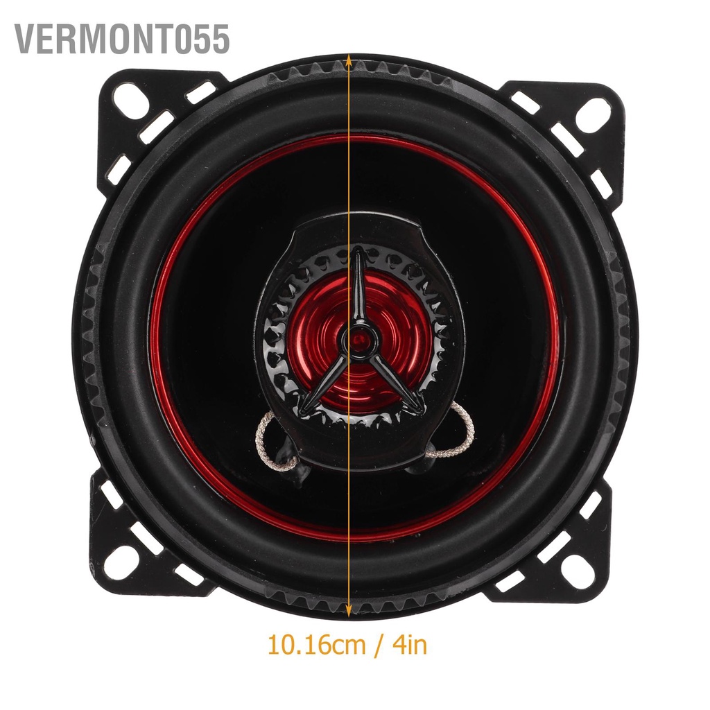 Vermont055 1 cặp loa âm thanh Tweeters mái vòm trên ô tô Tụ điện Universal 250W 4in GT ‑ HP 4H