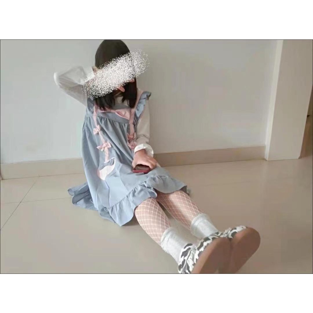 Đầm Lolita Mềm Mại Dáng Rộng Thời Trang Xuân Thu Cho Nữ