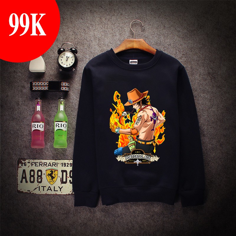 Áo Ace One Piece dài tay đẹp siêu ngầu giá rẻ nhất