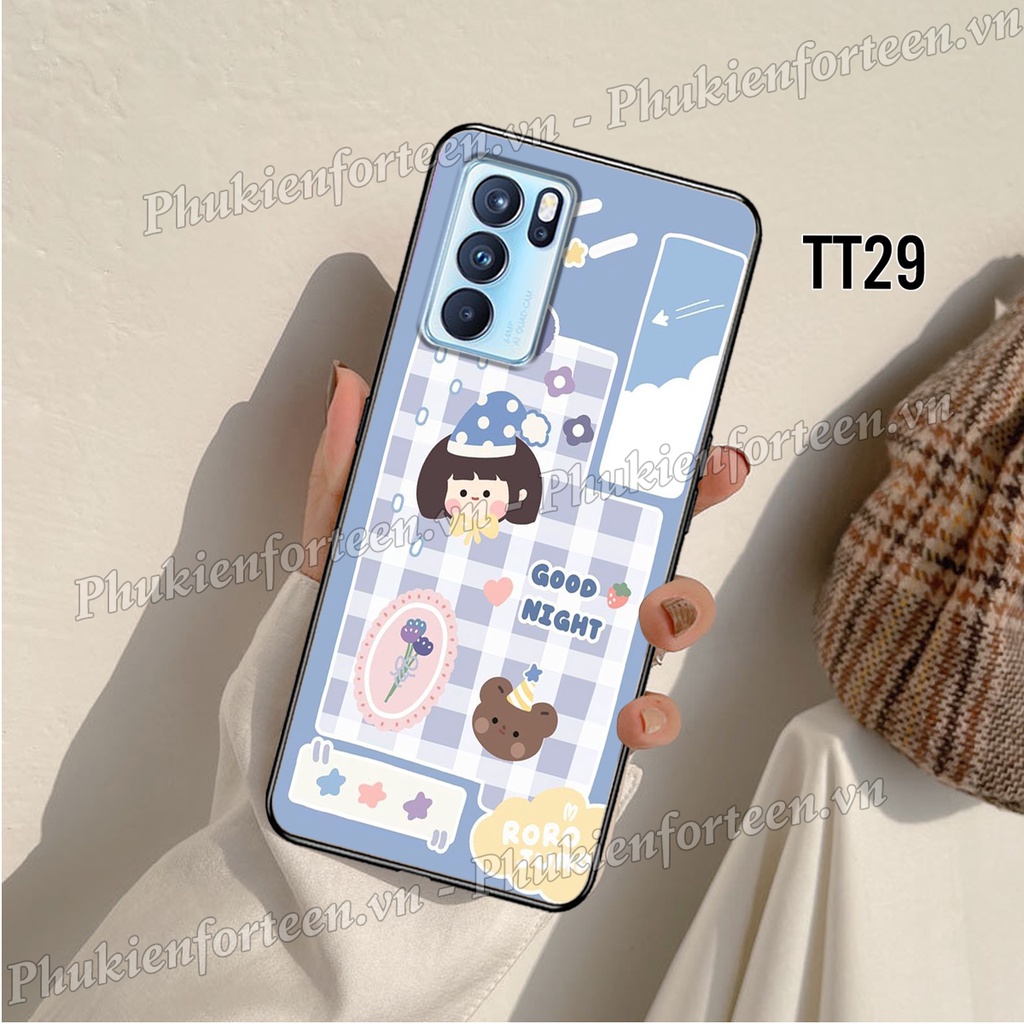Ốp lưng điện thoại Oppo Reno6 - Reno6 Z 5G - Reno6 Pro 5G - Ốp lưng Oppo in hình hoạt hình dễ thương, chống trượt.