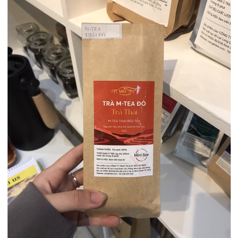 Trà đen CAT NGHI TEA, Nguyên liệu chuẩn pha trà sữa và trà trái cây thơm ngon