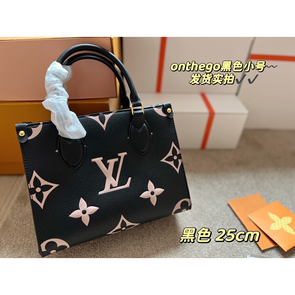 Túi xách nữ da thật thời trang cao cấp Louis Vuitton LV thiết kế họa tiết logo, phong cách sang trọng