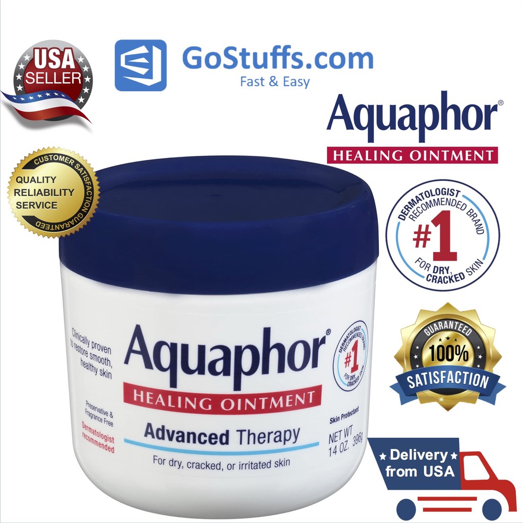 Aquaphor Healing Ointment Kem dưỡng ẩm làm mềm da, bảo vệ da khỏi nứt nẻ Hũ 396g