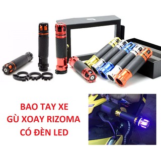 BAO TAY XE GÙ XOAY CÓ ĐÈN LED RIZOMA