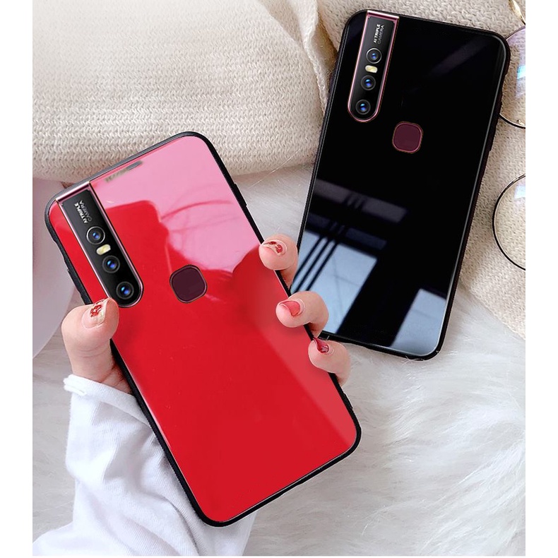 Ốp Lưng VIVO V15  Mặt kính gương sáng bóng cao cấp