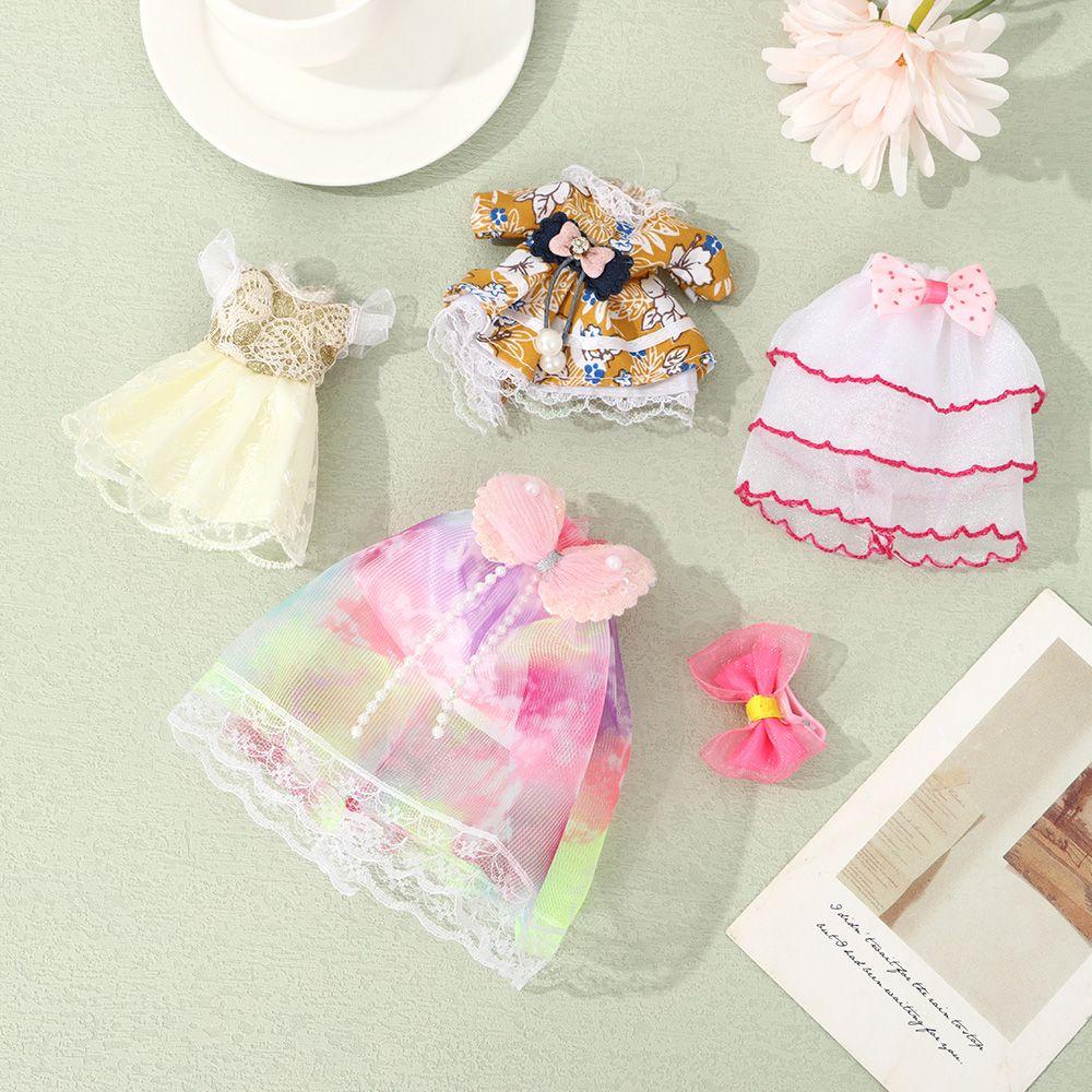 Đầm Búp Bê 16~17cm Tỉ Lệ 1 / 8 Xinh Xắn